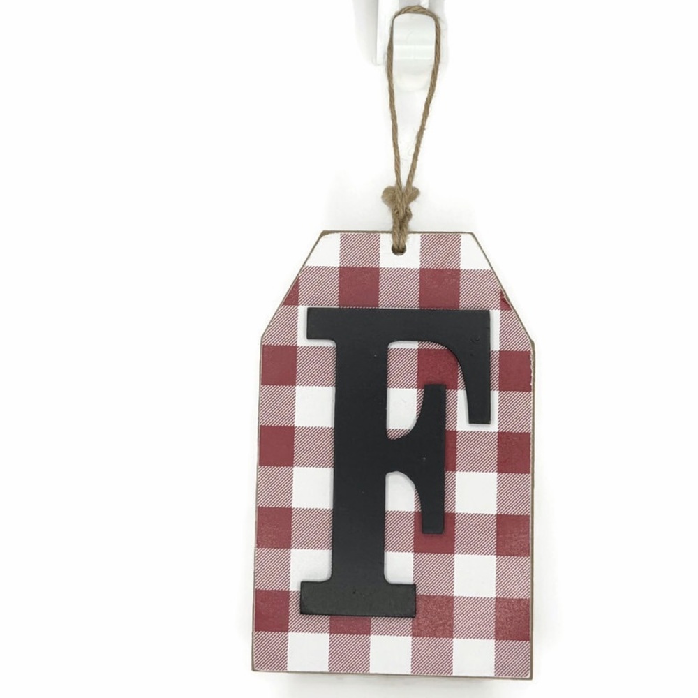 Christmas Decor F Monogram
